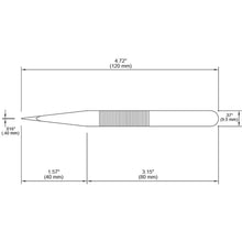 Load image into Gallery viewer, Tweezers - Tronex 00D SS W/ Finger Grip, Serrated Tips, Fine