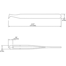 Load image into Gallery viewer, Tweezers - Tronex 15AGW Cutting Large, Pointed Tips