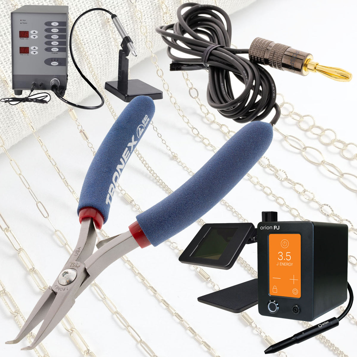 Pliers For Micro Welders/ Permanent Jewelry Tronex Tools