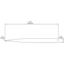 Load image into Gallery viewer, Tweezers - Tronex 3C SS Short, Straight Tip, Very Fine
