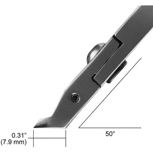 Tip Cutters, Angulated Cutter 50° Long Oval Flush Cutter
