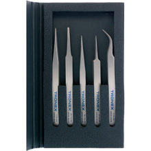 Load image into Gallery viewer, Tweezers - Tronex Titanium TWEEZER KIT INCLUDING STYLE 1, 2A, 3C, 5, 7
