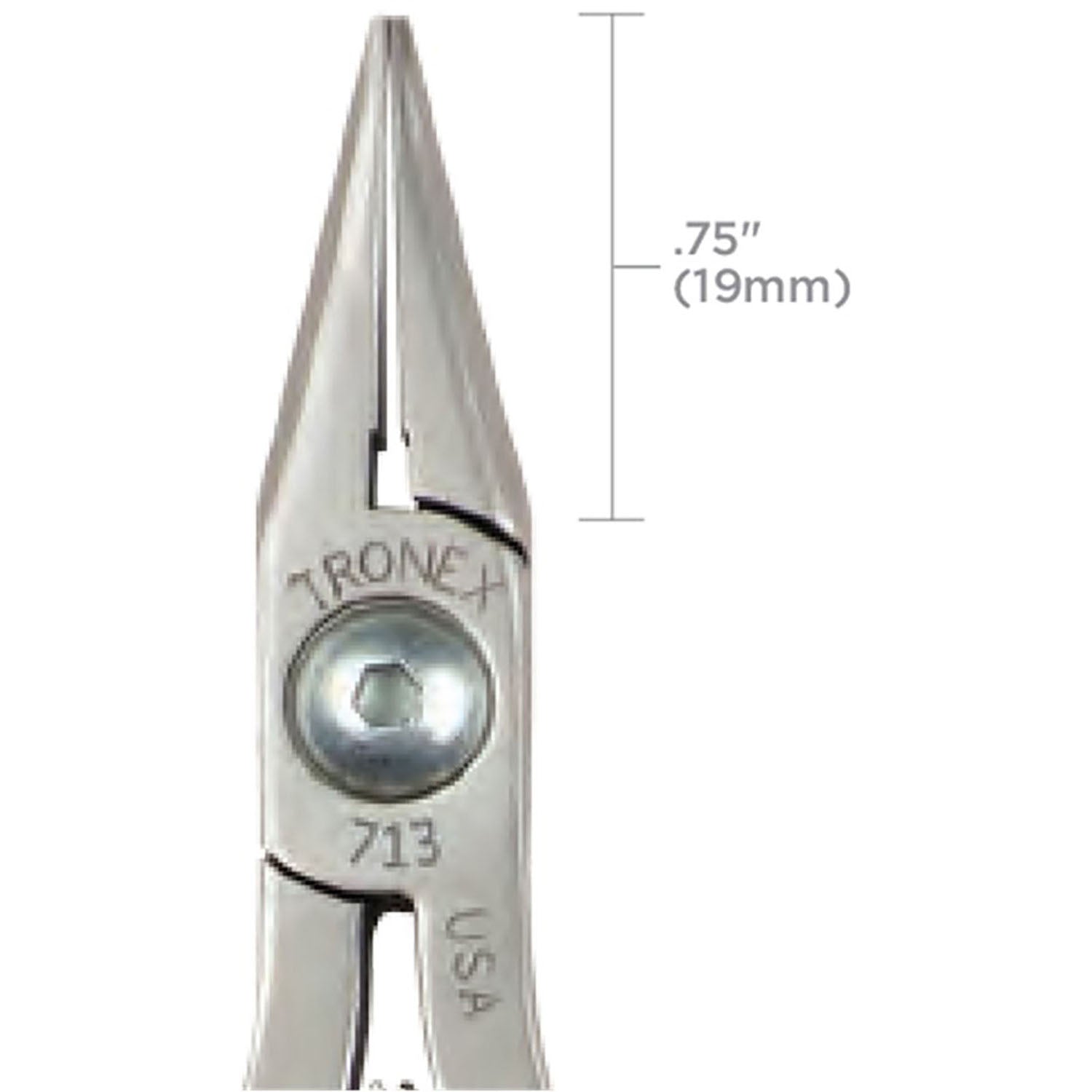 P552/P752 • Bent Nose Pliers - 60° Sturdy Tips – Tronex Tools