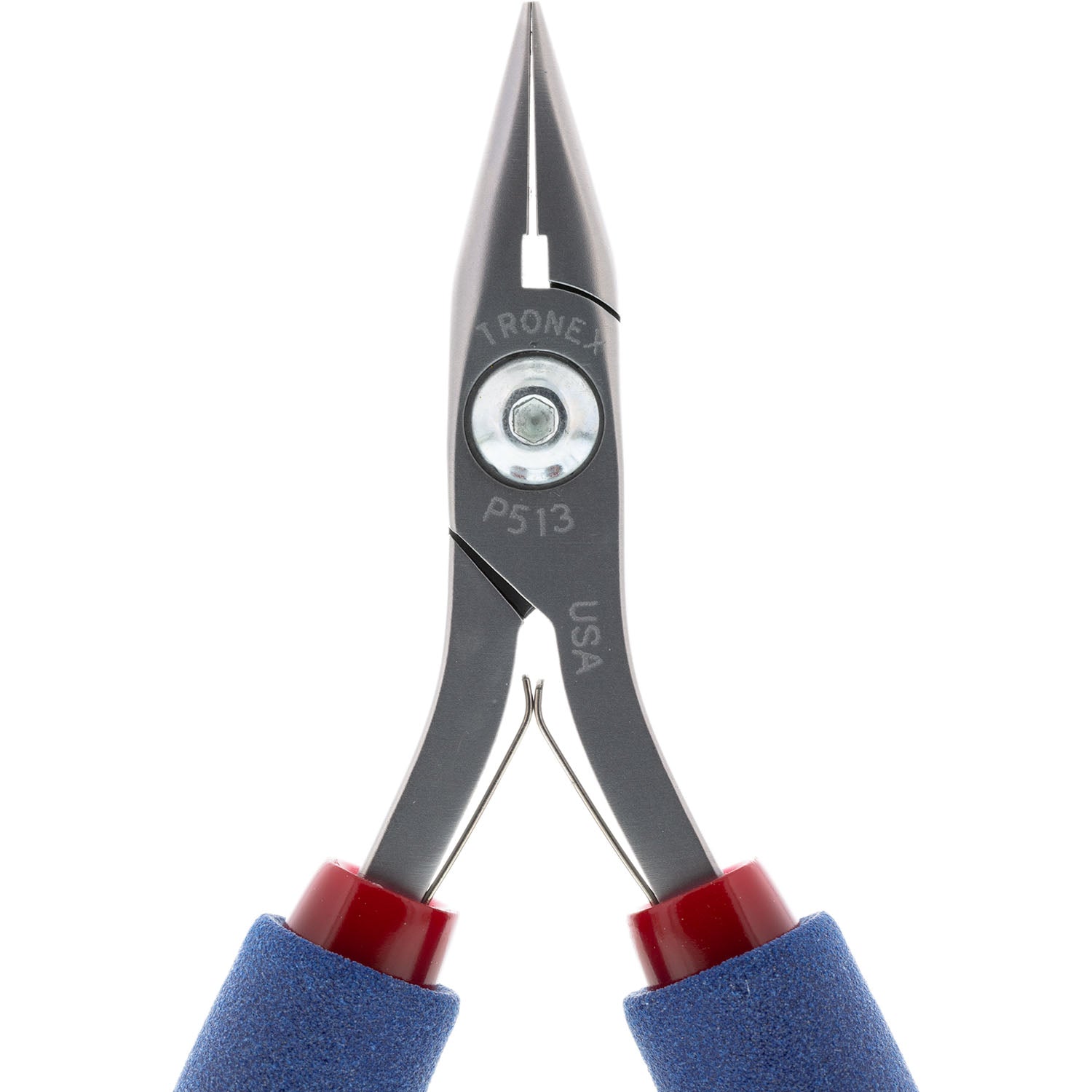 Tronex P713S Chain Nose Pliers Short Jaw Serrated