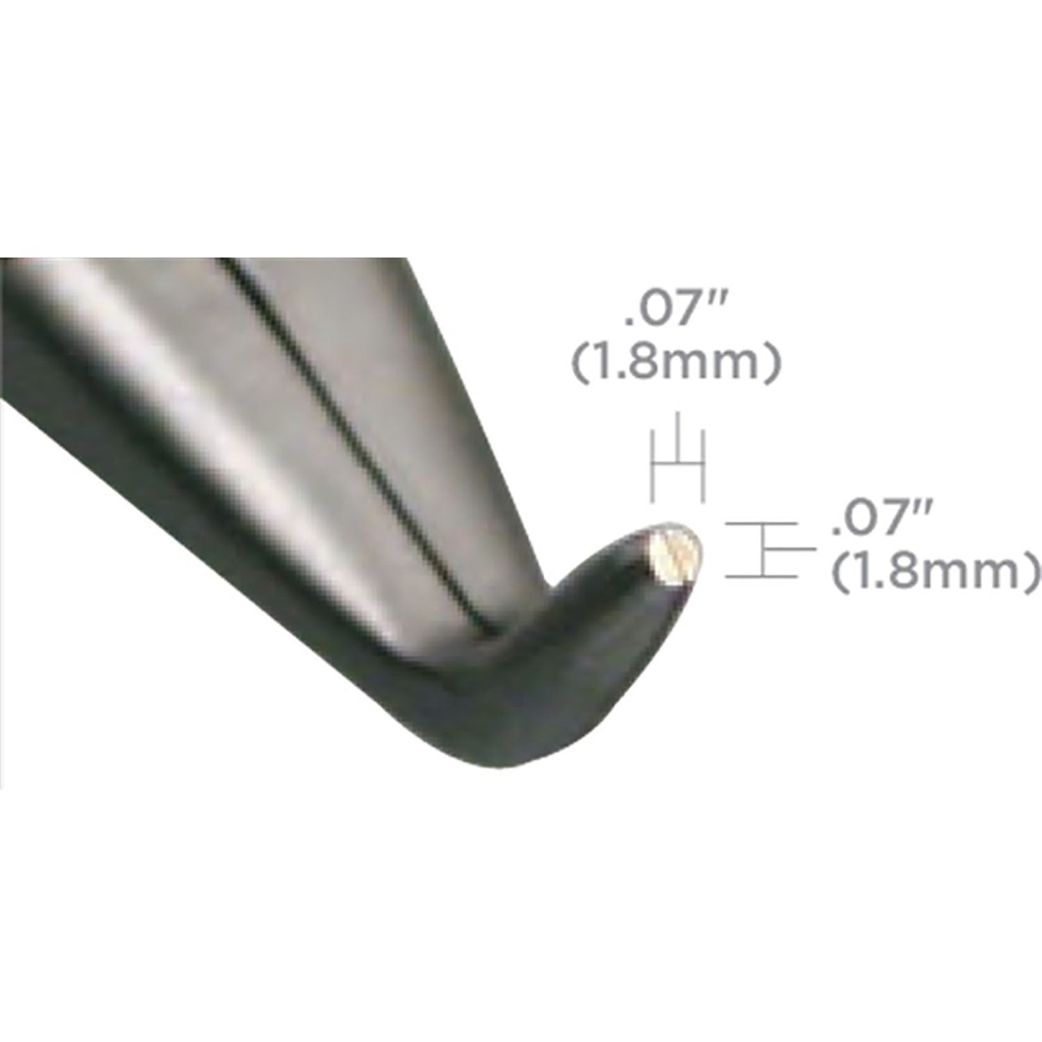 Tronex Bent Nose Pliers - 60° Fine Tips P551 - 5 IN