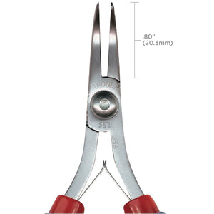 Tronex Bent Nose Pliers - 60° Fine Tips P551 - 5 IN