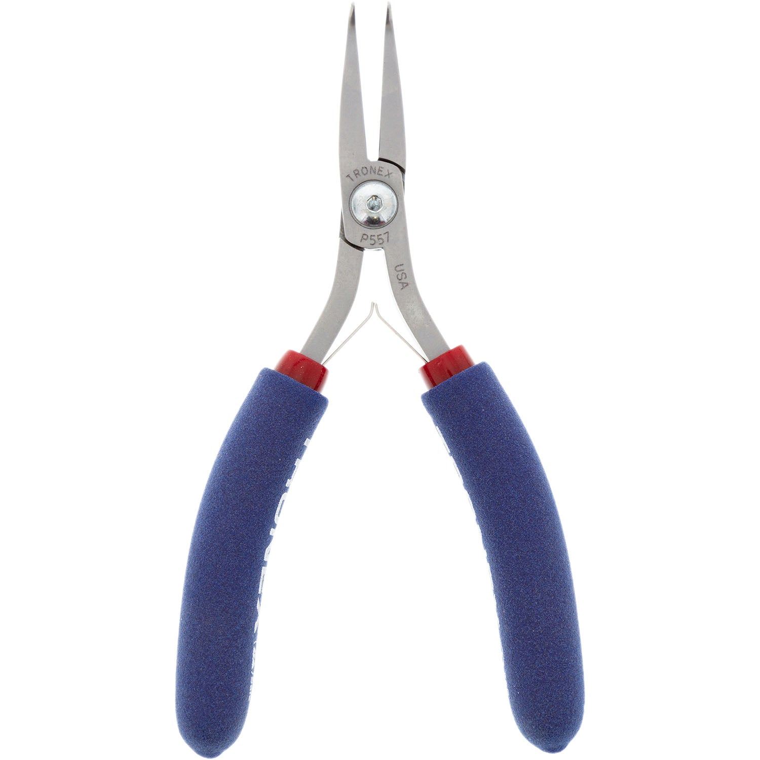 Tronex P557 Bent Nose Pliers with 60° Angled Long Jaw