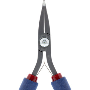 Grounded Pliers – Tronex Fine Bent Nose For Micro Welders - Bent Long Tip